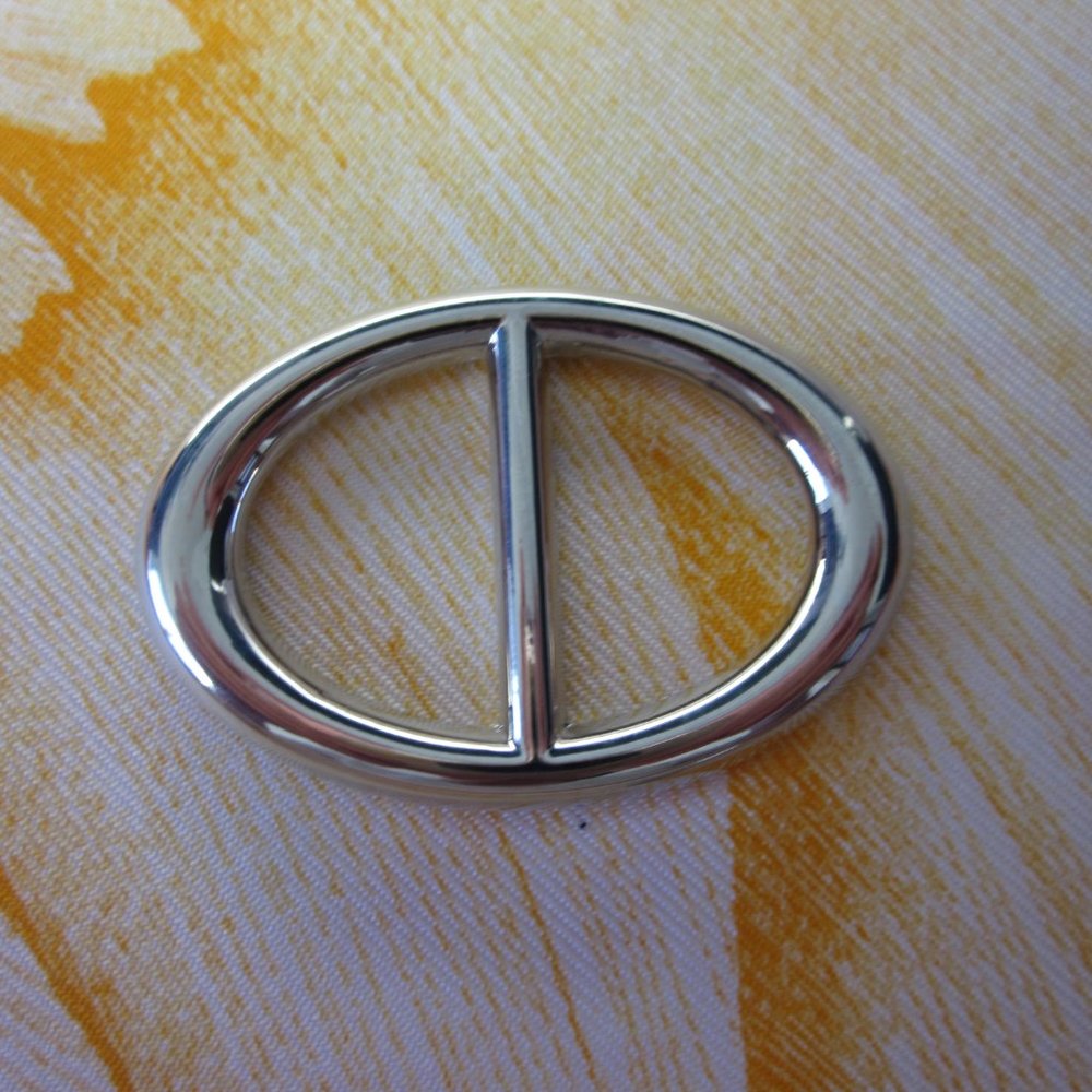 Women Scarf ring in color silver